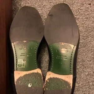Etro Men’s Dress Shoe Size 40. Etro Mens Blue Leather Double Monk Strap Dress Shoe Size 40  main image 4